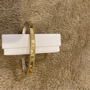 Anna Beck sterling hammered bracelet